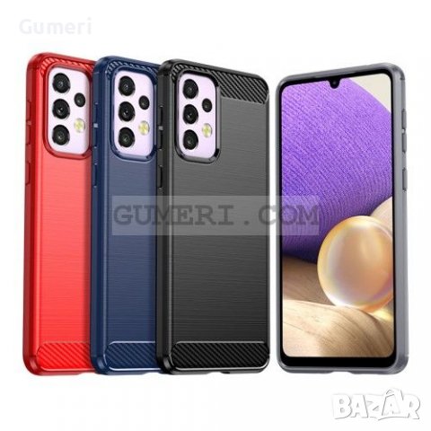 Samsung Galaxy A33 5G Противоударен Силиконов Гръб - Карбон