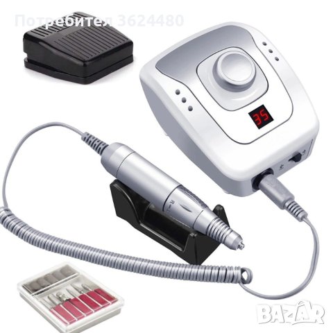 Професионална електрическа пила за маникюр и педикюр, снимка 10 - Други - 40419644