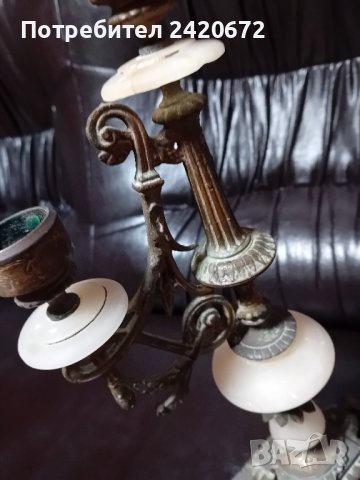 Уникален  модел  свещник барок, снимка 3 - Други ценни предмети - 43035767