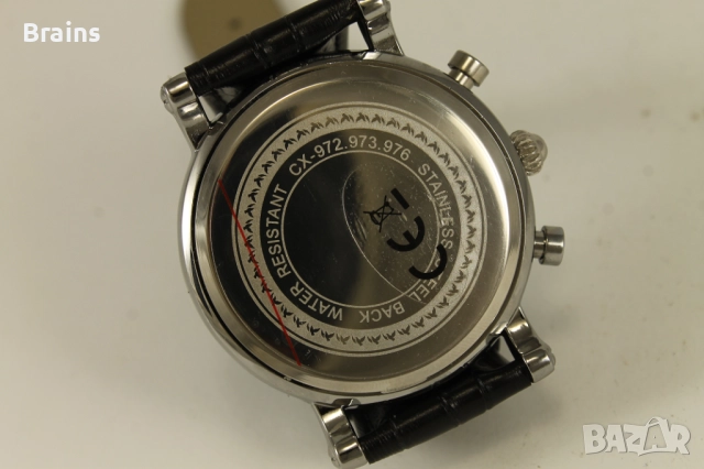 НОВ Мъжки Ръчен Часовник CHENXI CHRONOGRPAH Лунна Фаза, снимка 8 - Мъжки - 52827002