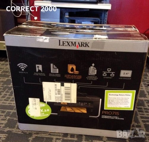 Lexmark PRO715 мултифункционално устройство, снимка 4 - Принтери, копири, скенери - 40423286
