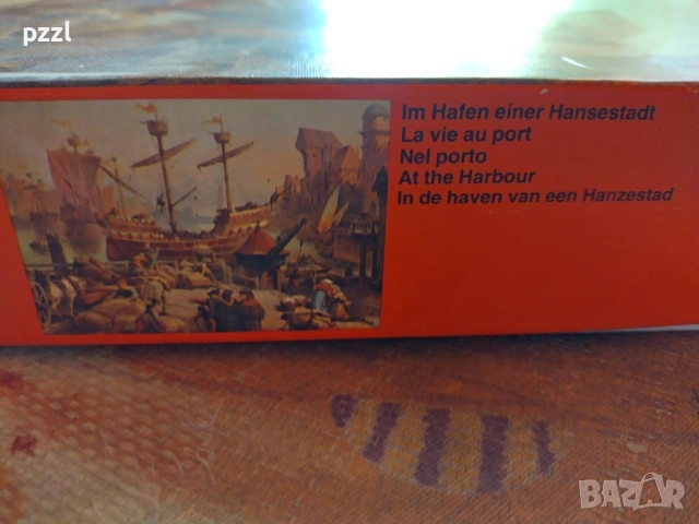 Пъзел "At the Harbour” Ravensburger 1982г. 2000 части, снимка 4 - Пъзели - 53161311