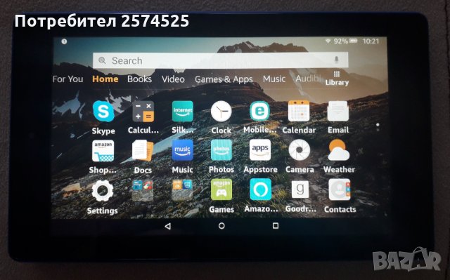 Таблет Amazon Fire 7 с Алекса , снимка 4 - Таблети - 28544541