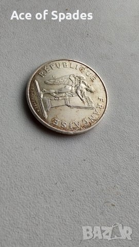 Юбилейна Сребърна Монета 100 франка 1989 Франция, снимка 3 - Нумизматика и бонистика - 39501661