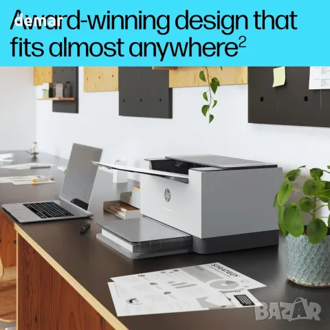 Принтер HP LaserJet M207dw, черно-бял, безжичен, лесна настройка, снимка 6 - Принтери, копири, скенери - 47851476