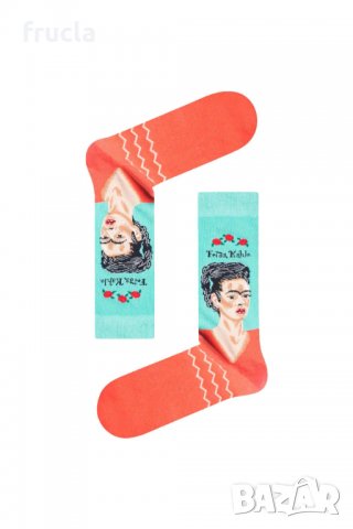 Арт Чорапи Фрида Кало, снимка 1 - Дамски чорапи - 33507660