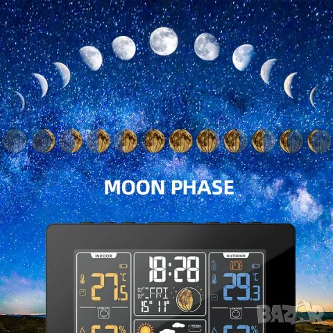 Метеостанция Protmex PT201C, снимка 3 - Други стоки за дома - 43580163