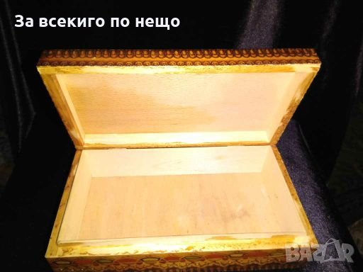 Стара, дървена, колекционерска кутия за бижута., снимка 2 - Колекции - 27640303