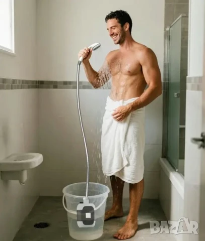 Външен/къмпинг/,вътрешен душ,помпа с литиева батерия и фенер/лампа/, снимка 9 - Други стоки за дома - 51232016