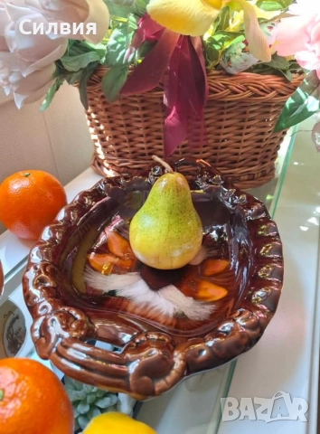 Красива купа за плодове или друго , снимка 3 - Антикварни и старинни предмети - 52680210