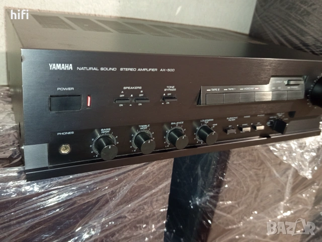 Стерео усилвател Yamaha AX-500, снимка 2 - Ресийвъри, усилватели, смесителни пултове - 53385629