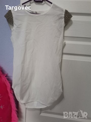 Дамска блузка в бяло, снимка 1
