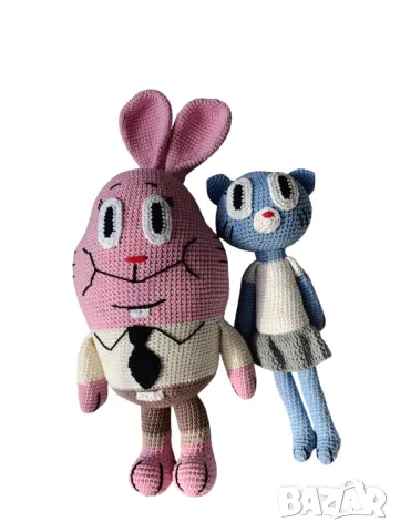 Татти и Мисифу плетени играчки , снимка 7 - Плюшени играчки - 44697886