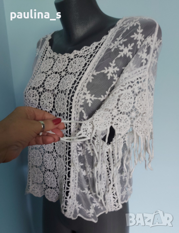 Два различни броя / Дантелена туника или топ , снимка 5 - Туники - 36566172