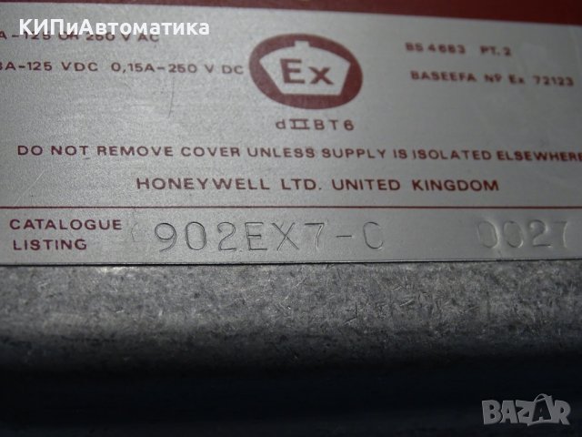 краен изключвател Honeywell 902EX7-C Limit Switch Ex, снимка 6 - Резервни части за машини - 37654104