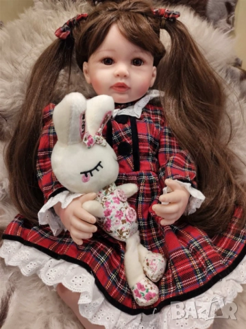Кукла реборн, реалистична кукла , преродено бебе, reborn baby, силиконово тяло, снимка 5 - Кукли - 52083083