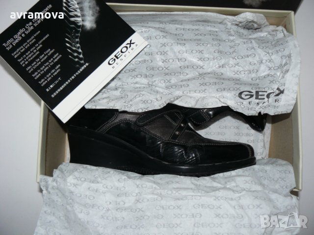 GEOX спортни обувки, черни, 7см платформа – 38н, 258мм, снимка 16 - Дамски ежедневни обувки - 28746289