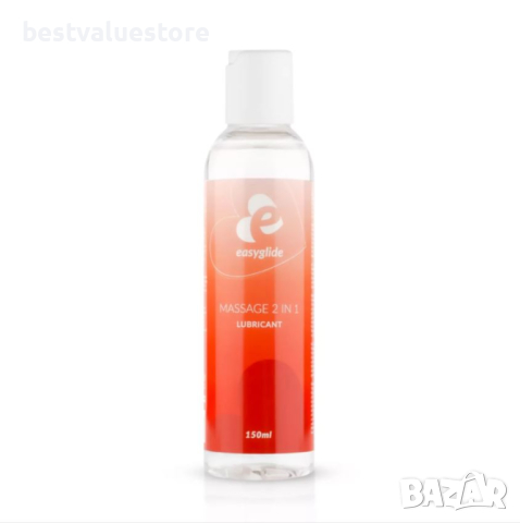 2 В 1 Лубрикант И Масажен Гел На Водна Основа Easyglide 150 Мл