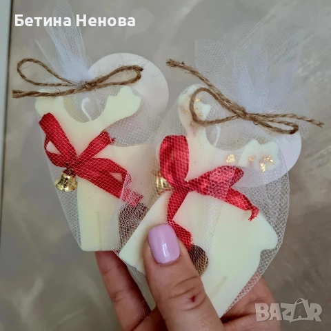 Ароматни коледни свещи от соев восък, снимка 4 - Други - 52587009
