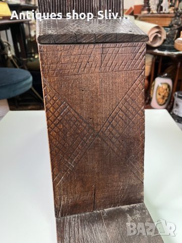 Старо дървено чепкало №1726, снимка 3 - Антикварни и старинни предмети - 35408964