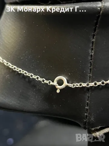 Сребърно колие, снимка 4 - Колиета, медальони, синджири - 48871862