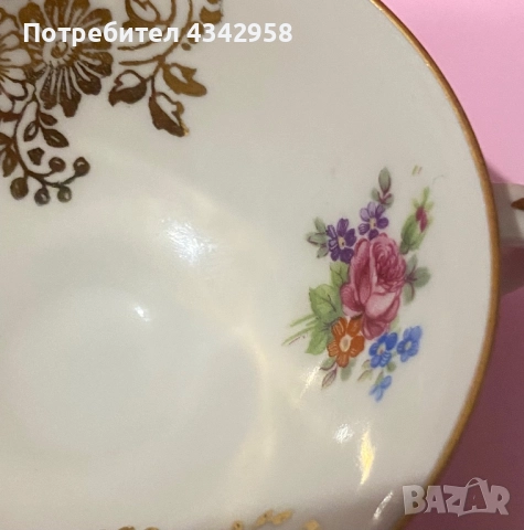 GKS. 1900-1945 г.Порцеланова чаша., снимка 3 - Антикварни и старинни предмети - 52436162