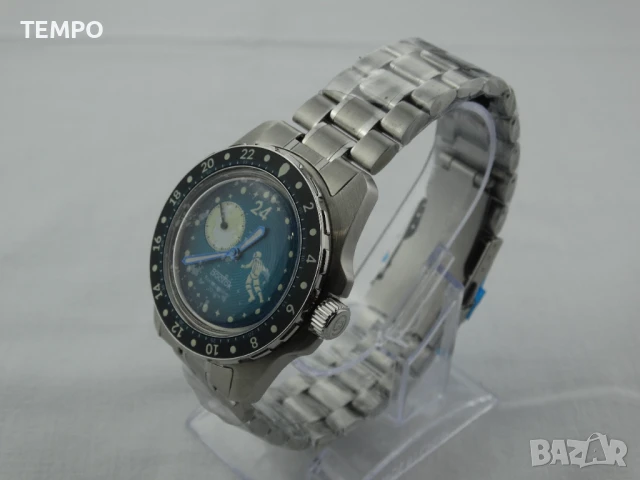 ВОСТОК АМФИБИЯ АВТОМАТИЧЕН ref: 14038Б - “КОСМОДАЙВЕР” - “LUNA DUDE” 1 - 24 ЧАСА - ЛИМИТИРАН 2000 бр, снимка 14 - Мъжки - 51304499
