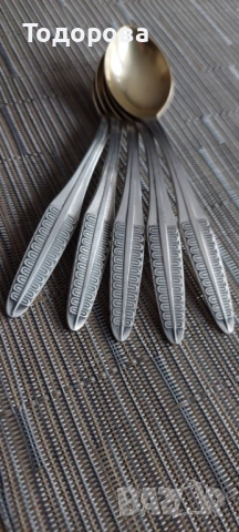 СССР сребърни лъжици-три комплекта. Сребро 875 проба., снимка 11 - Антикварни и старинни предмети - 45693394