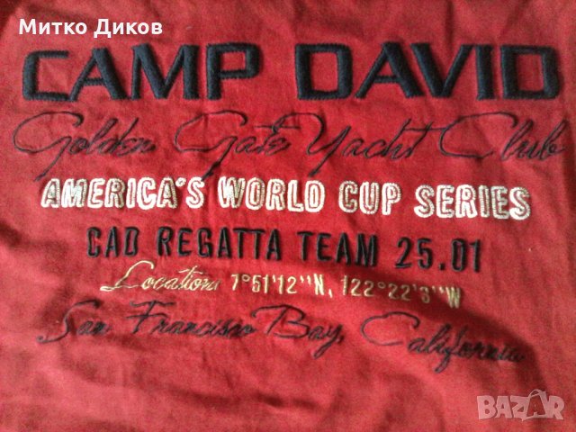Кемп Дейвид тениска размер Л, снимка 4 - Тениски - 28316145