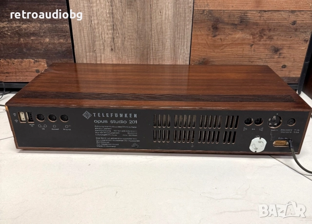 💥Винтидж аудио транзисторен ресивър TELEFUNKEN OPUS STUDIO 201 - 1970 г. 💥, снимка 7 - Ресийвъри, усилватели, смесителни пултове - 49691282