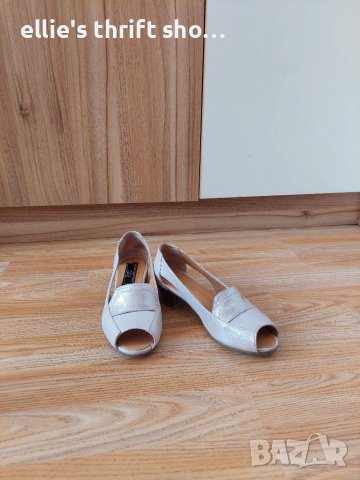 Дамски елегантни обувки/сандали от естествена кожа 37 номер