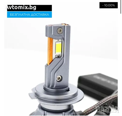 Н7 LED xenon крушки, модел STN1 за 10-24V, 65W, Canbus 6000K, комплект, БЕЗПЛАТНА ДОСТАВКА, снимка 2 - Аксесоари и консумативи - 49674365