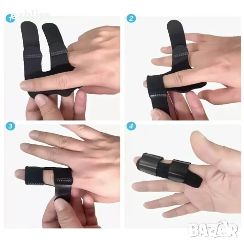 Ортеза за изправяне, болка и възпаление на пръстите 2бр., снимка 4 - Корсети, колани и коректори - 53397500