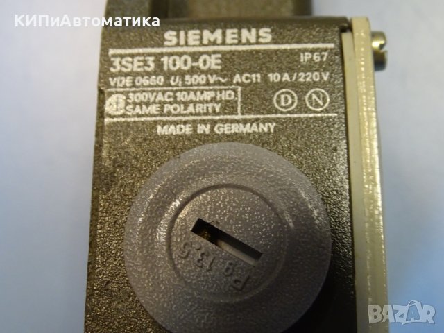 Изключвател краен Siemens 3SE3 100-OE travel limit switch, снимка 3 - Резервни части за машини - 40620524