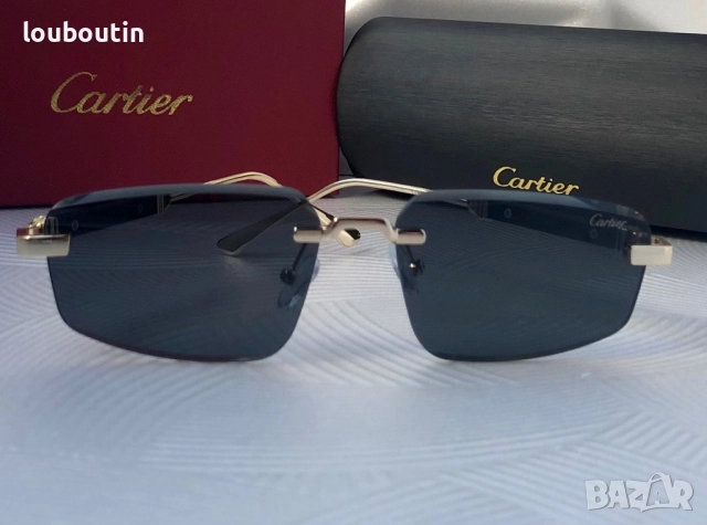Cartier Мъжки слънчеви очила Cartier 2025, снимка 8 - Слънчеви и диоптрични очила - 51738467