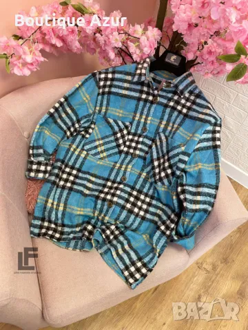 Връхна Риза LFS BestSeller Sky Blue  , снимка 2 - Ризи - 50327446