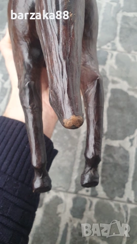 Стар кожен Кон Фигура, снимка 14 - Декорация за дома - 53375851