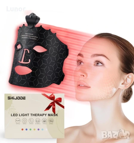 Led маска за фототерапия за лице, снимка 2 - Козметика за лице - 51161450