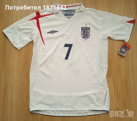 Футболна тениска на Англия / Бекъм 7, снимка 2 - Футбол - 47715515
