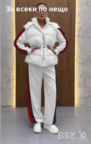 Tommy Hilfiger Дамски Спортен Комплект🔝Дамски Спортен Екип - 2 Налични Цвята Код A1074, снимка 6 - Спортни екипи - 52257168