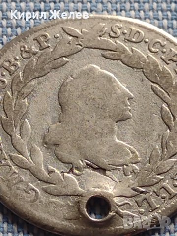 Сребърна монета 10 кройцера 1772г. Максимилиан Йозеф Бавария 13789, снимка 2 - Нумизматика и бонистика - 42930895