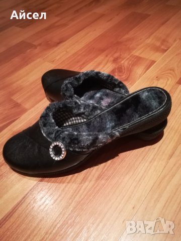 Дамски домашни чехли- кожени, снимка 3 - Пантофи - 32327136