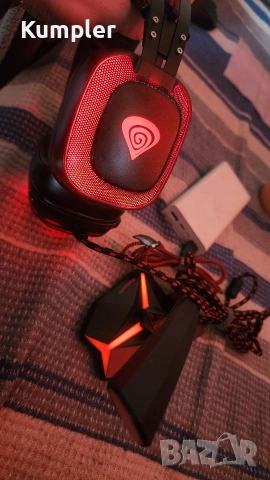 Genesis Radon 720 слушалки + Genesis Radium 200 микрофон, отличен комплект, снимка 5 - Слушалки за компютър - 53452265