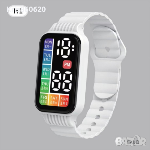 Нов LED електронен часовник H1 сензорен екран 2024, снимка 1