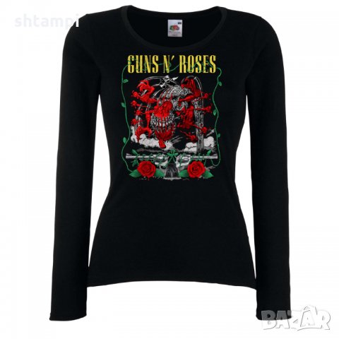 Дамска тениска Guns n Roses 11, снимка 1 - Тениски - 32865271