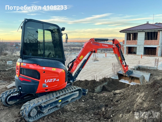 Услуги с малък багер и бобкат , снимка 3 - Транспорт под наем - 53501628