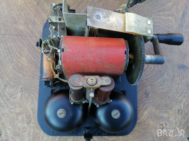 Стар телефон Simens с динамо. , снимка 9 - Колекции - 27892296