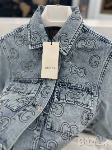 Дънково яке gucci , снимка 3 - Якета - 51176464