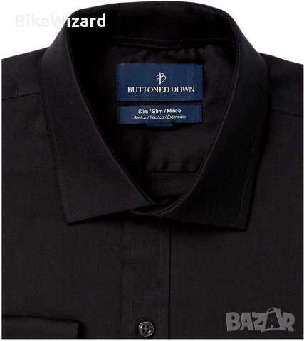 Buttoned Down Мъжка Slim-fit риза от кепър немачкаема НОВА, снимка 3 - Ризи - 34855157