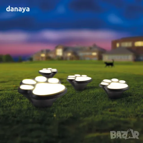 5766 Градинска декоративна соларна лампичка Лапичка, снимка 6 - Градински мебели, декорация  - 50177127